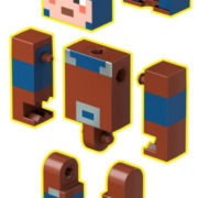 MATTEL Minecraft Fusion figurka kombinovatelná 2 druhy STAVEBNICE