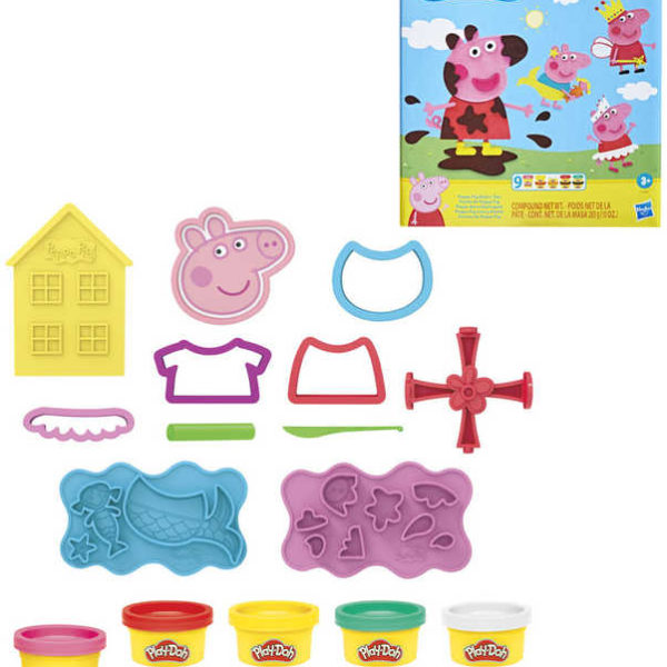 HASBRO PLAY-DOH Prasátko Peppa Pig kreativní set modelína 283g s nástroji