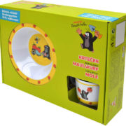 MORAVSKÁ ÚSTŘEDNA Dětské nádobí set 3ks Krtek (Krteček) Jahůdky