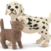 SCHLEICH Veterinární ordinace pro domácí zvířata set s koníkem a veterinářkou plast