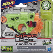 HASBRO NERF Zombie MicroShots set blaster Crosscut + 2 šipky Elite