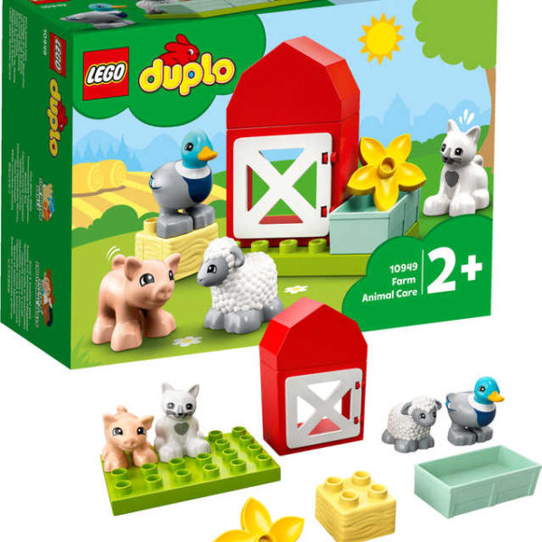 LEGO DUPLO Zvířátka z farmy 10949 STAVEBNICE