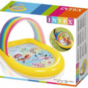 INTEX Baby bazének nafukovací se stříškou brouzdaliště s vodotryskem 57156