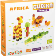 CUBIKA DŘEVO Pixel Stavebnice 3D Afrika 200 dílků 1x1cm