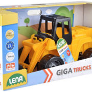 LENA Giga Trucks auto nakladač 62cm žluto-černý bagr na písek plast
