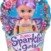 Sparkle Girlz víla 12cm panenka květinová s křídly 4 druhy v kornoutku