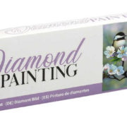 Diamond mozaika ptáčci 30x30cm malování s kamínky kreativní set v krabici