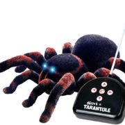 Tarantule děsivá 22cm na baterie svítí oči na dálkové ovládání Světlo