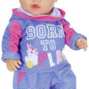 ZAPF BABY BORN Teplákovka pro panenku miminko set s ramínkem 2 druhy