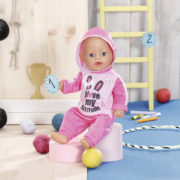 ZAPF BABY BORN Teplákovka pro panenku miminko set s ramínkem 2 druhy