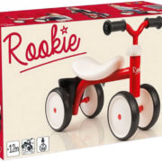 SMOBY Baby odrážedlo Rookie červené odstrkovadlo s košíkem