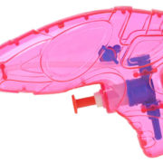 Pistolka vodní stříkací 12cm se zásobníkem na vodu průhledná 4 barvy