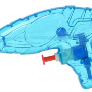 Pistolka vodní stříkací 12cm se zásobníkem na vodu průhledná 4 barvy