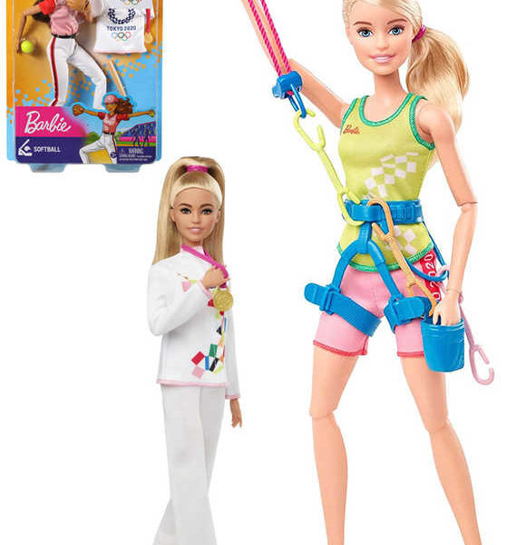 MATTEL BRB Panenka Barbie Olympionička Tokio 2020 set s doplňky 3 druhy