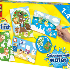SES CREATIVE Baby Malování štětcem a vodou zvířátka 4 kouzelné karty