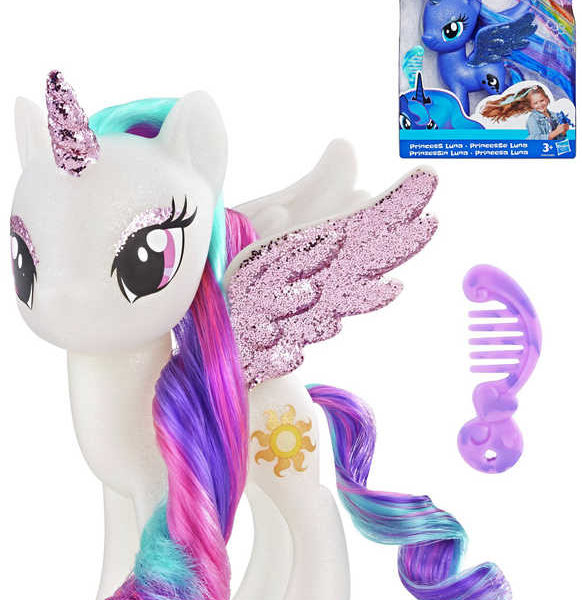 HASBRO MLP My Little Pony Zářící princezna set koník s hřebenem 2 druhy