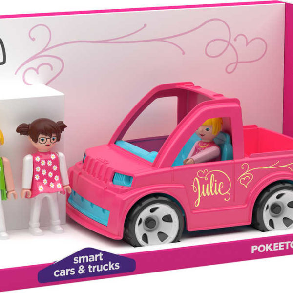 EFKO IGRÁČEK MultiGO Trio Julie Sport Club set auto + 3 figurky s doplňky