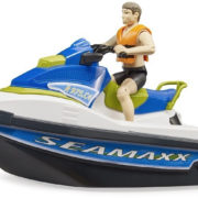 BRUDER 63151 Skútr vodní Seamaxx herní set člun s figurkou do vody