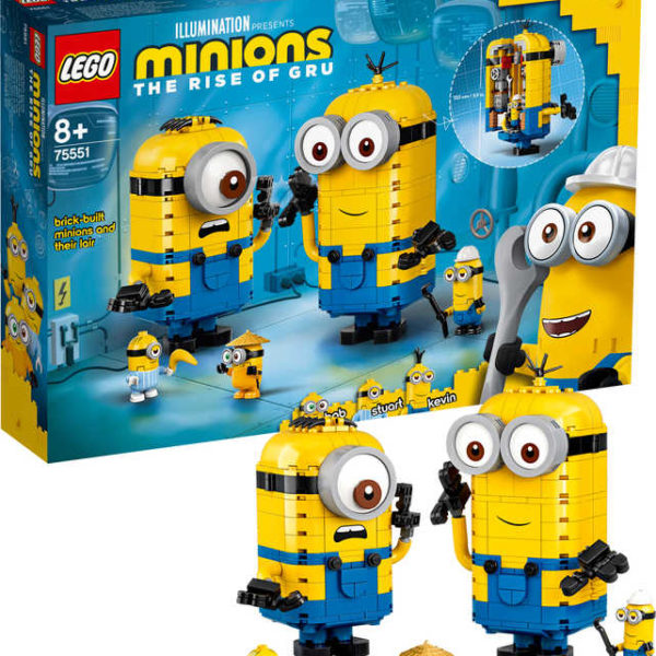 LEGO MINIONS Mimoni a jejich doupě 75551 STAVEBNICE
