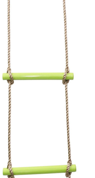 Žebřík dětský provazový závěsný 1,8m max.80kg zelený