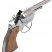 Revolver dětský kovbojský 14cm kovový kolt stříbrný