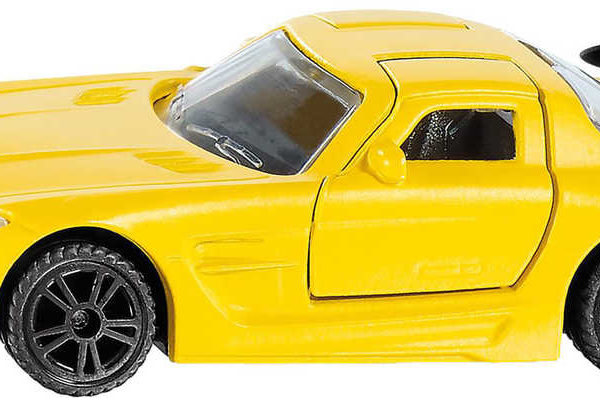 SIKU Auto sportovní Mercedes AMG SLS Black Series žlutý model kov 1542