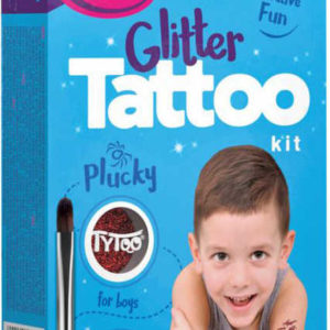 TyToo Dětské tetování Plucky 15 tetovaček pro kluky se třpytkami
