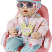 ZAPF BABY ANNABELL Cyklo sedačka na kolo růžová pro panenku miminko