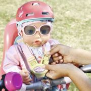 ZAPF BABY ANNABELL Cyklo sedačka na kolo růžová pro panenku miminko