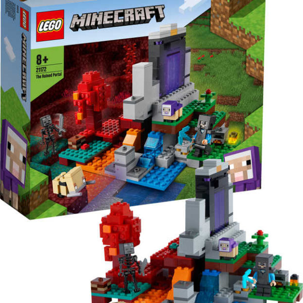 LEGO MINECRAFT Zničený portál 21172 STAVEBNICE