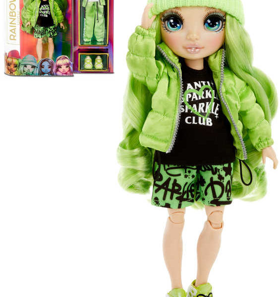 RAINBOW HIGH Fashion Doll modní panenka Jade Hunter set s oblečky a doplňky