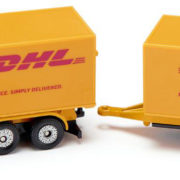 SIKU Blister Auto DHL kamion set s přívěsem model kov 1694