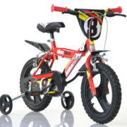 ACRA Dětské kolo Dino Bikes 143GLN červené chlapecké 14" balanční kolečka