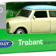 WELLY Auto retro model Trabant 7cm volný chod 1:60 kov 3 barvy