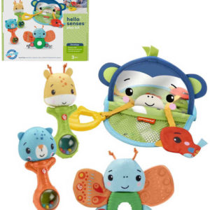 FISHER PRICE Baby Ahoj smysly set 4 hračky s aktivitami pro miminko