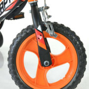 ACRA Dětské baby kolo Dino Bikes oranžové chlapecké 12" balanční kolečka