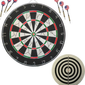 ACRA Terč kovový závodní 45cm závěsný set se 3 šipkami 16g