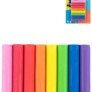 Modelína Nara 110g set 8 barev modelovací hmota na kartě