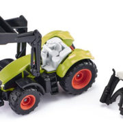 SIKU Blister traktor Claas Axion s předním nakladačem model kov 1392