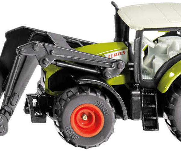 SIKU Blister traktor Claas Axion s předním nakladačem model kov 1392