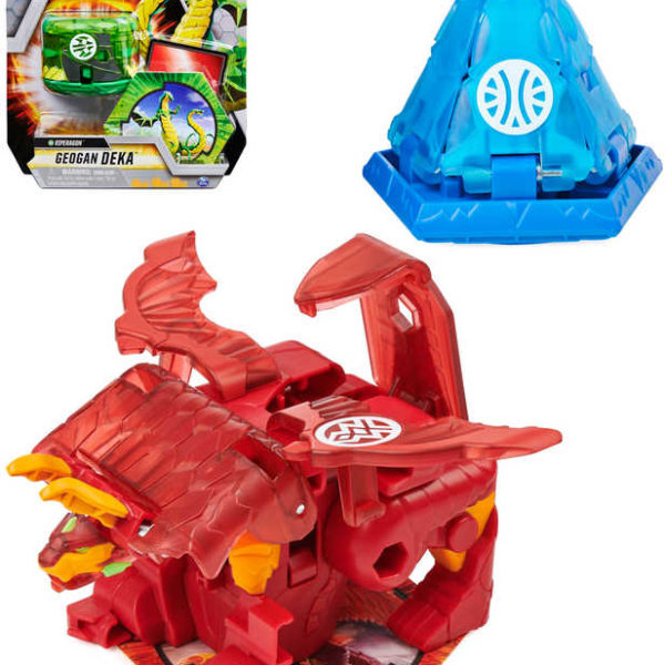 Bakugan Geogan S3 Deka bojovník set s Geo žetonem a kartou schopnosti 3 druhy