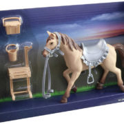 Kůň plastová figurka 20cm set s příslušenstvím v krabici