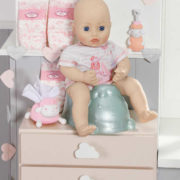 ZAPF BABY ANNABELL Set nočník s plenkami a doplňky pro panenku miminko