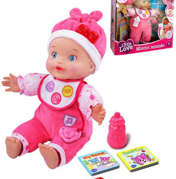 Vtech Little love panenka interaktivní miminko set s doplňky na baterie Zvuk CZ