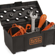 SMOBY Black and Decker auto šroubovací kamion s boxem s dětským nářadím 2v1