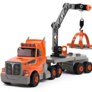 SMOBY Black and Decker auto šroubovací kamion s boxem s dětským nářadím 2v1