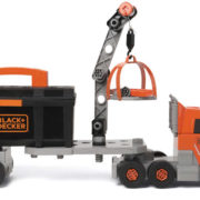 SMOBY Black and Decker auto šroubovací kamion s boxem s dětským nářadím 2v1