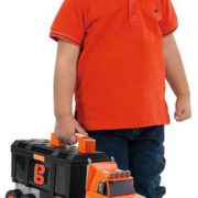 SMOBY Black and Decker auto šroubovací kamion s boxem s dětským nářadím 2v1