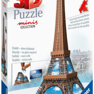 RAVENSBURGER Puzzle 3D Mini budova Eiffelova věž 54 dílků plast