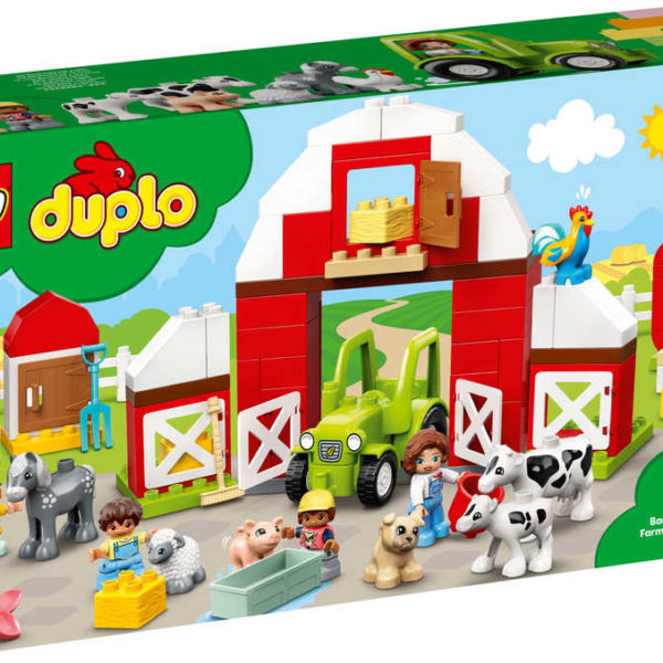 LEGO DUPLO Stodola, traktor a zvířátka z farmy 10952 STAVEBNICE